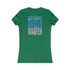 Detroit Fans Never Waver W-Leopard Football Women's Favorite Tee - Never Waver