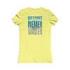 Detroit Fans Never Waver W-Leopard Football Women's Favorite Tee - Never Waver