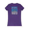 Detroit Fans Never Waver W-Leopard Football Women's Favorite Tee - Never Waver