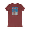 Detroit Fans Never Waver W-Leopard Football Women's Favorite Tee - Never Waver