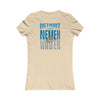 Detroit Fans Never Waver W-Leopard Football Women's Favorite Tee - Never Waver