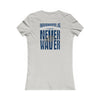 Indianapolis Fans Never Waver W-Leopard Football Women's Favorite Tee - Never Waver