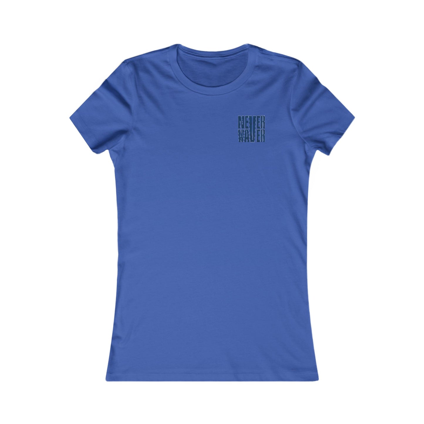 Indianapolis Fans Never Waver W-Leopard Football Women's Favorite Tee - Never Waver