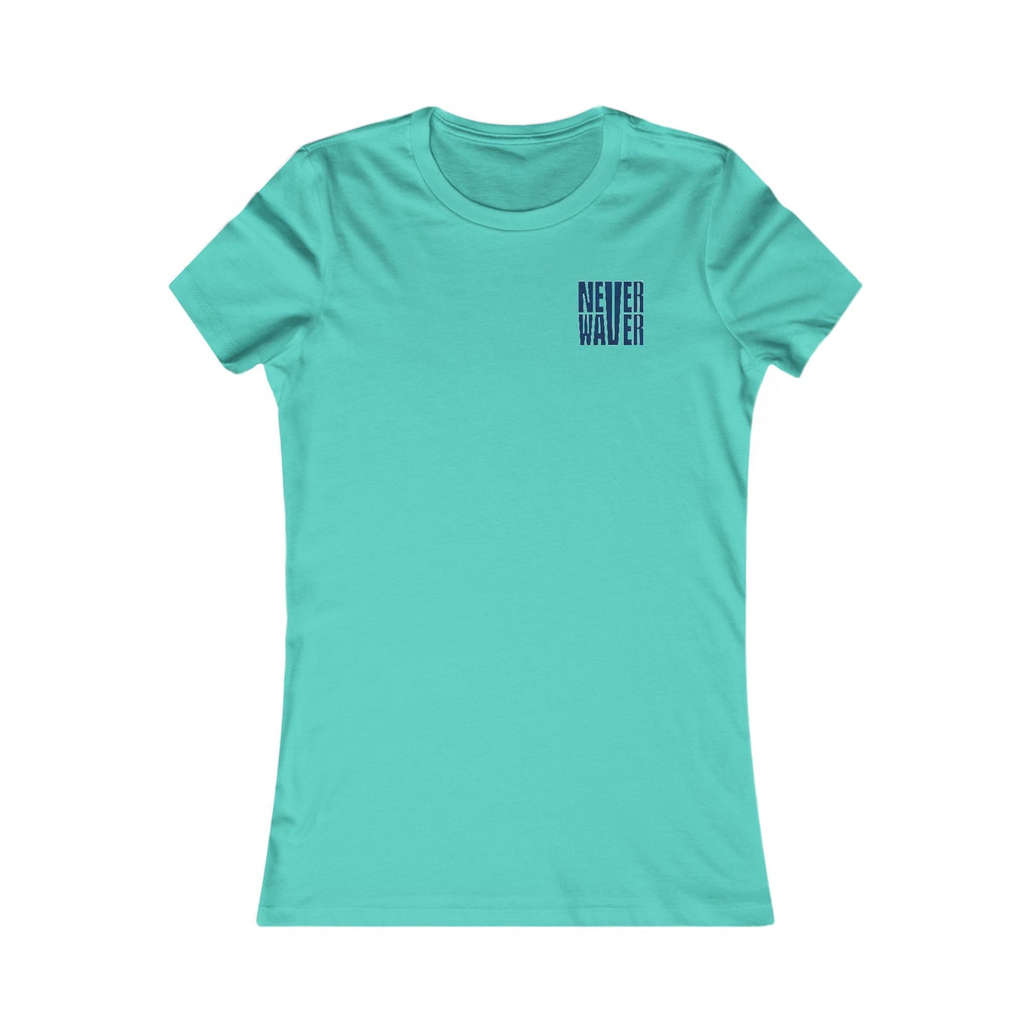 Indianapolis Fans Never Waver W-Leopard Football Women's Favorite Tee - Never Waver