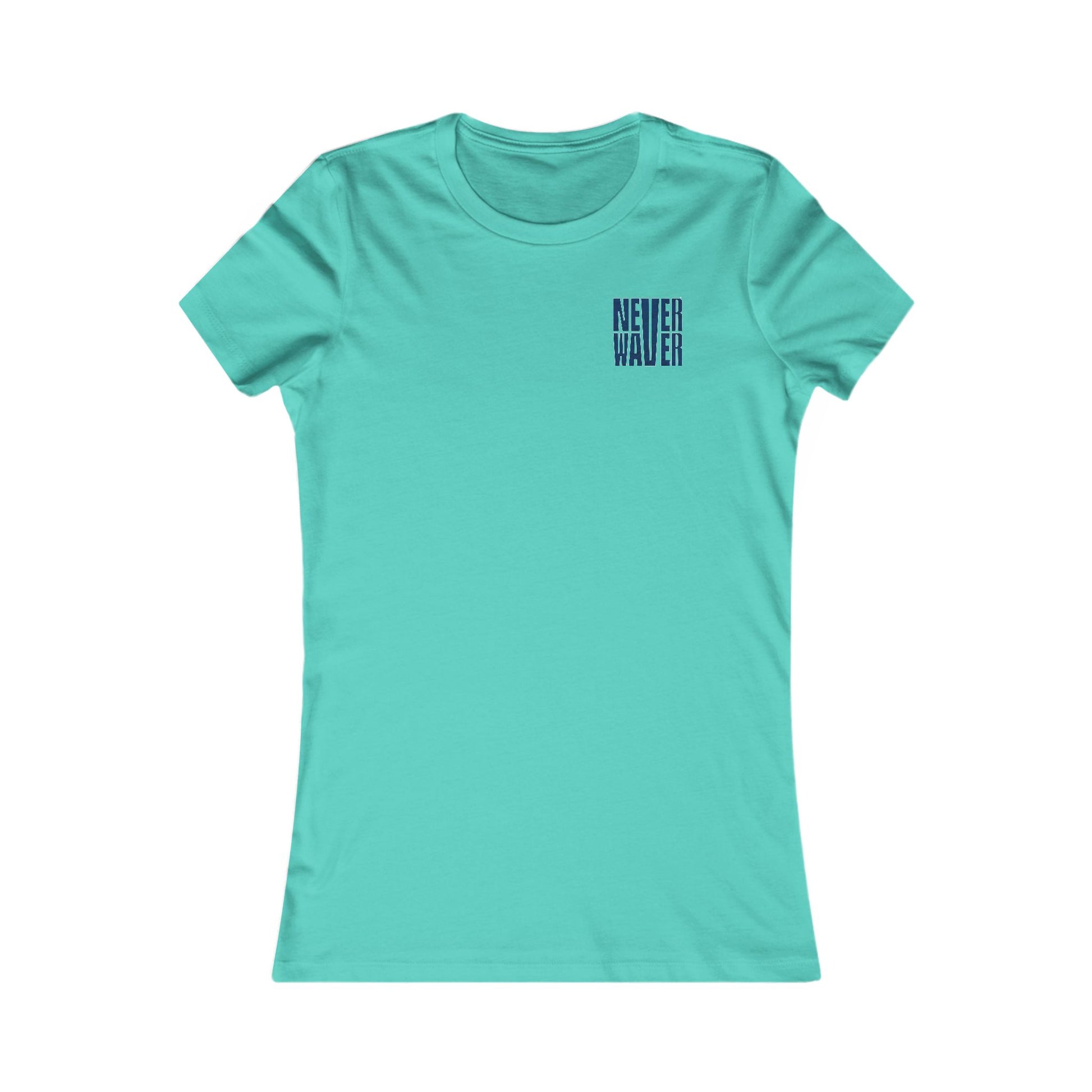 Indianapolis Fans Never Waver W-Leopard Football Women's Favorite Tee - Never Waver