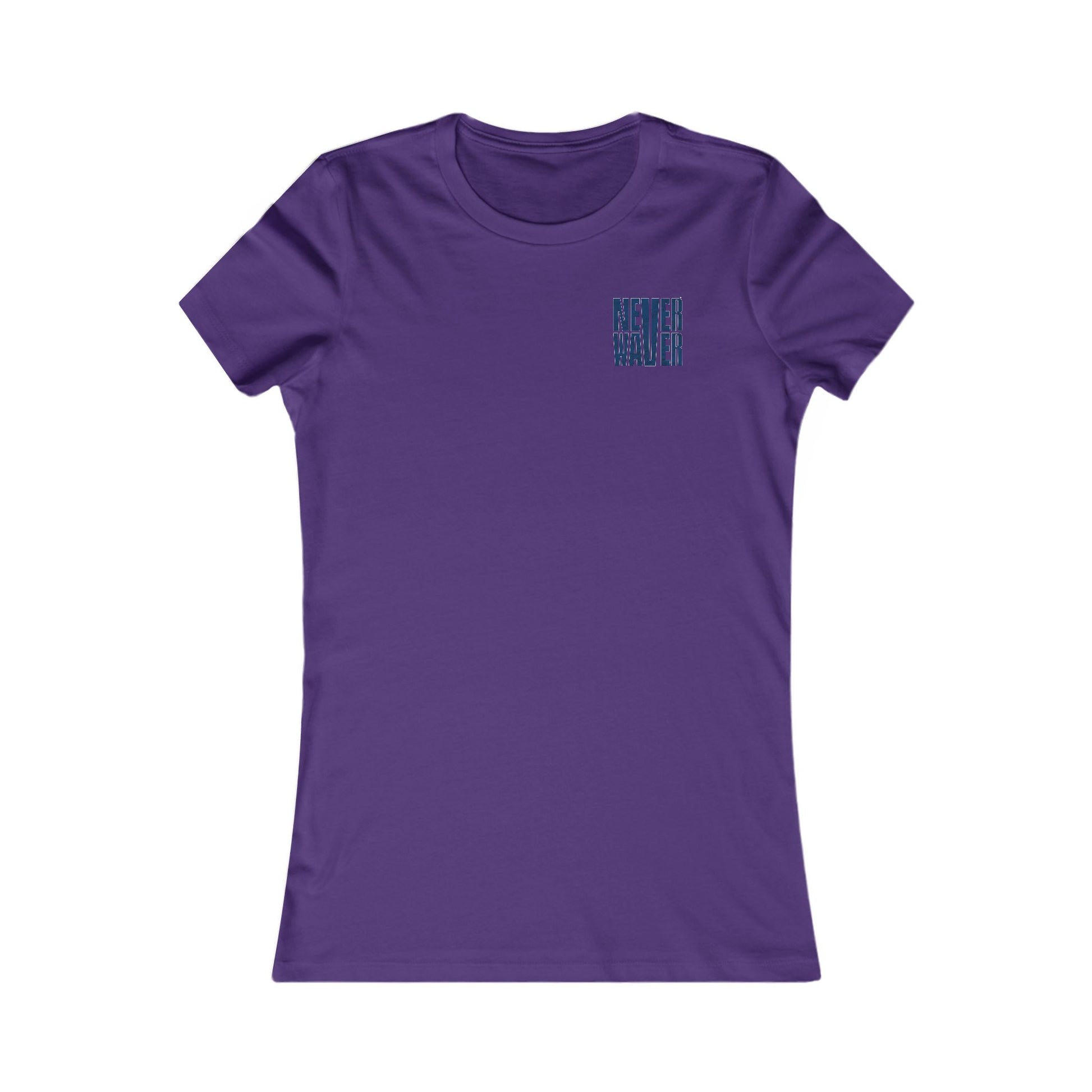 Indianapolis Fans Never Waver W-Leopard Football Women's Favorite Tee - Never Waver