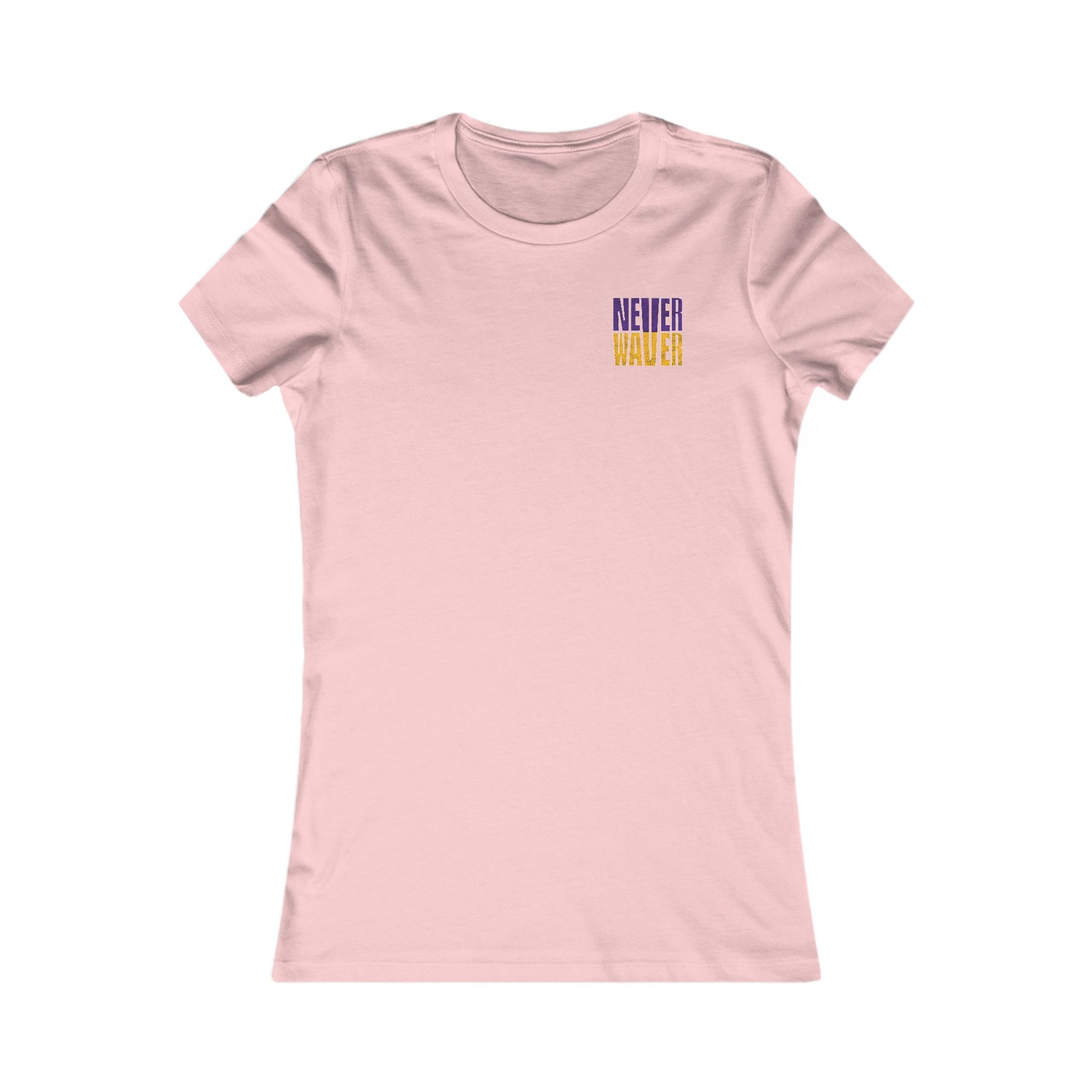 Minnesota Fans Never Waver W-Leopard Football Women's Favorite Tee - Never Waver
