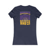 Minnesota Fans Never Waver W-Leopard Football Women's Favorite Tee - Never Waver