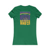 Minnesota Fans Never Waver W-Leopard Football Women's Favorite Tee - Never Waver