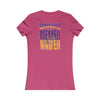 Minnesota Fans Never Waver W-Leopard Football Women's Favorite Tee - Never Waver