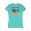 Minnesota Fans Never Waver W-Leopard Football Women's Favorite Tee - Never Waver