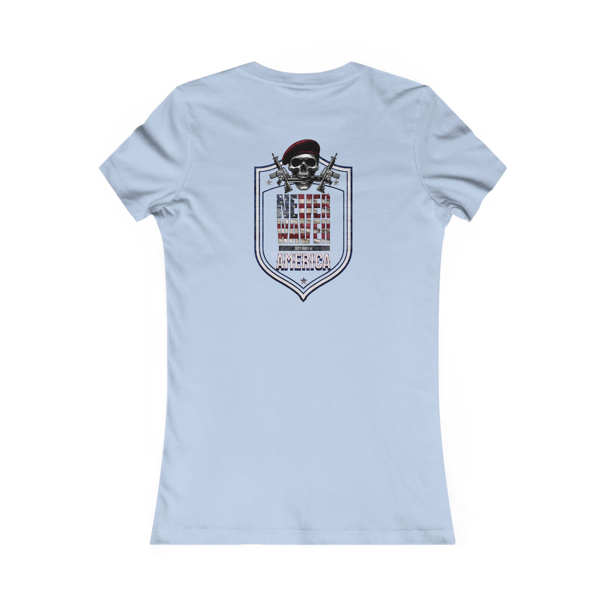 Never Waver America Women's Favorite Tee - Never Waver