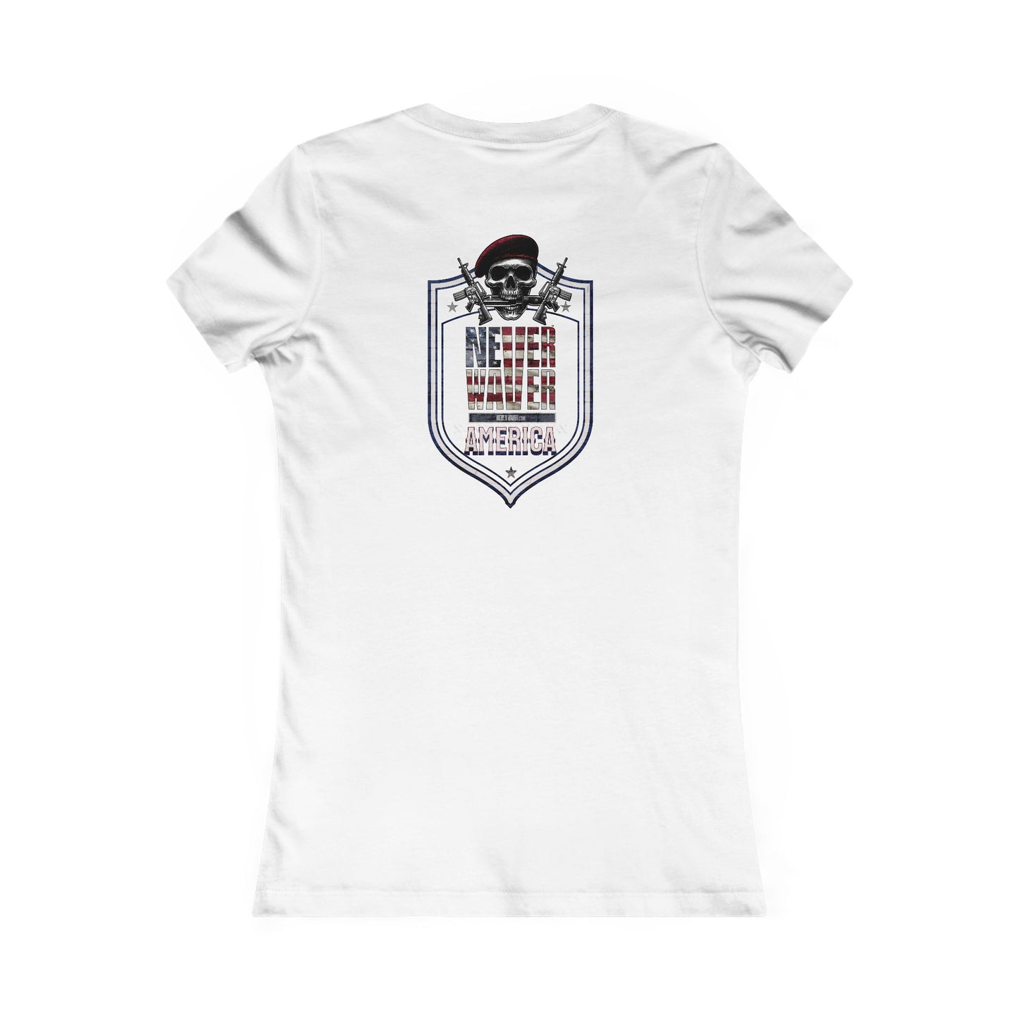 Never Waver America Women's Favorite Tee - Never Waver
