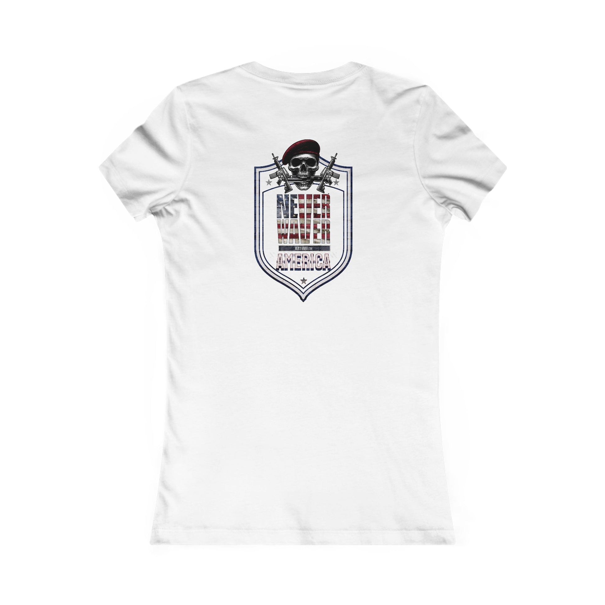 Never Waver America Women's Favorite Tee - Never Waver