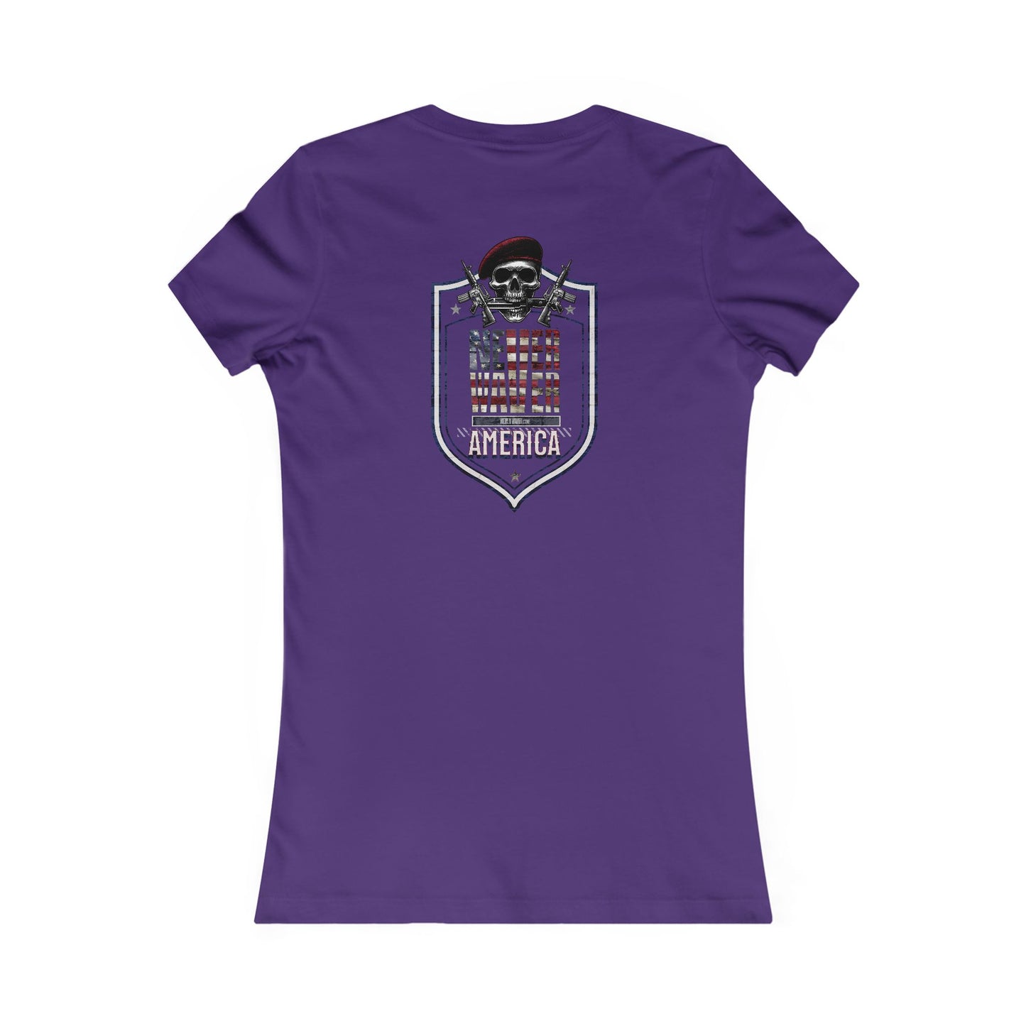 Never Waver America Women's Favorite Tee - Never Waver