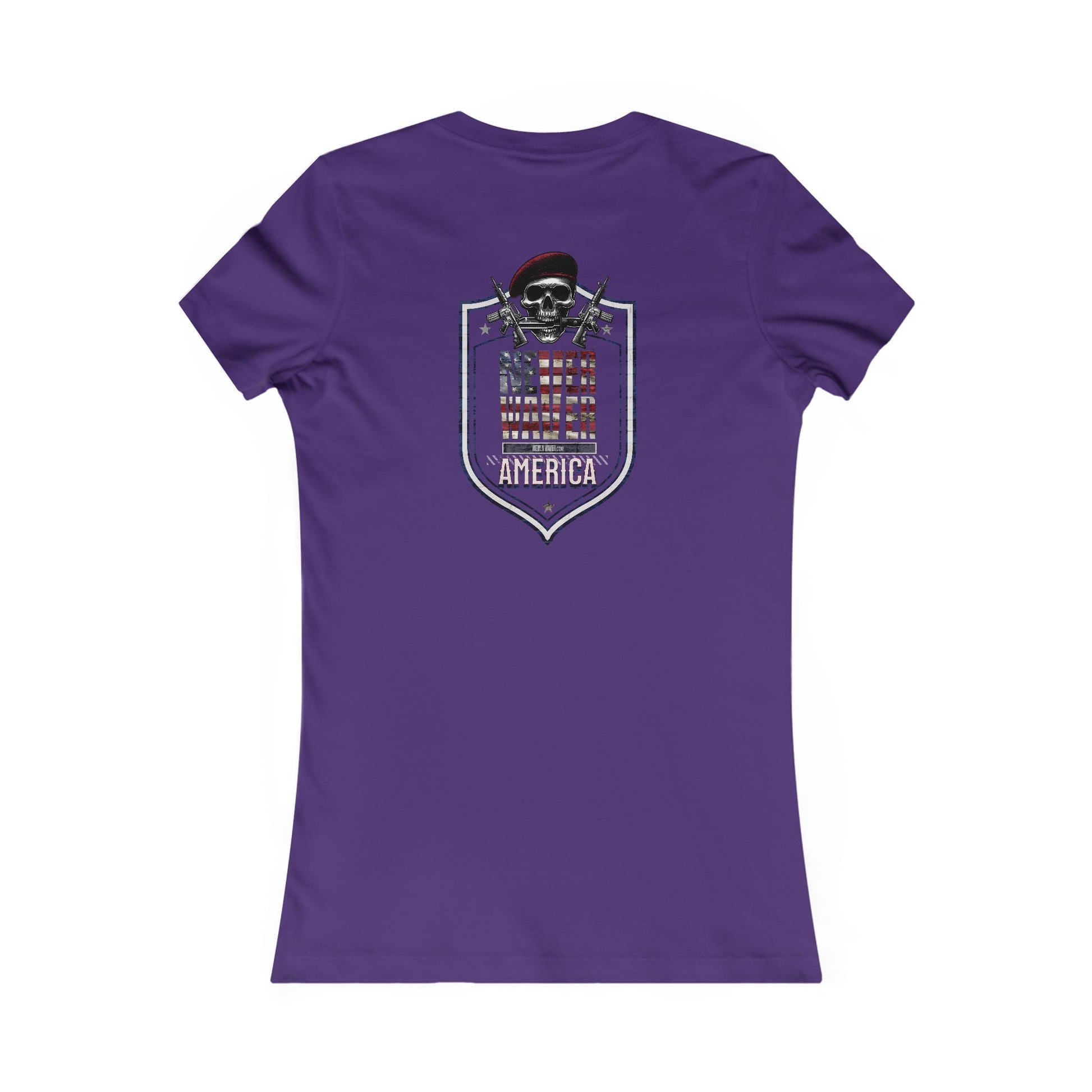Never Waver America Women's Favorite Tee - Never Waver