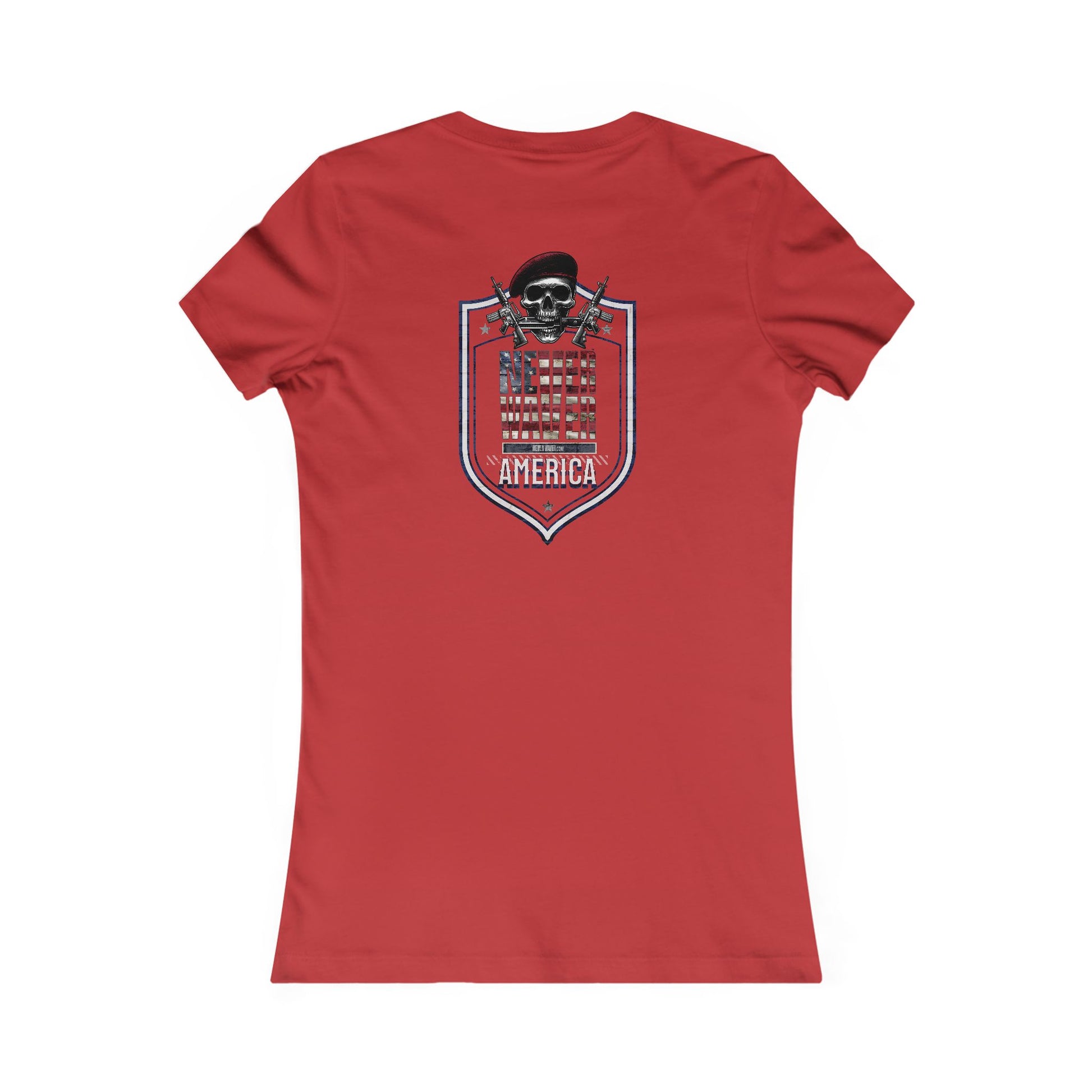 Never Waver America Women's Favorite Tee - Never Waver