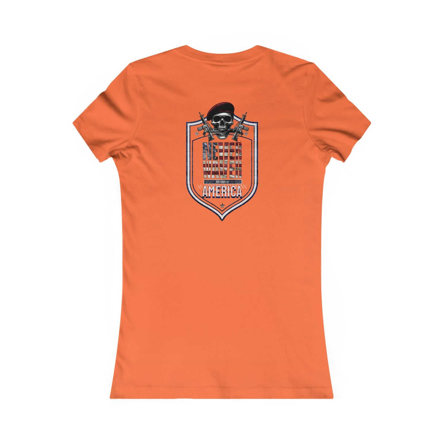 Never Waver America Women's Favorite Tee - Never Waver
