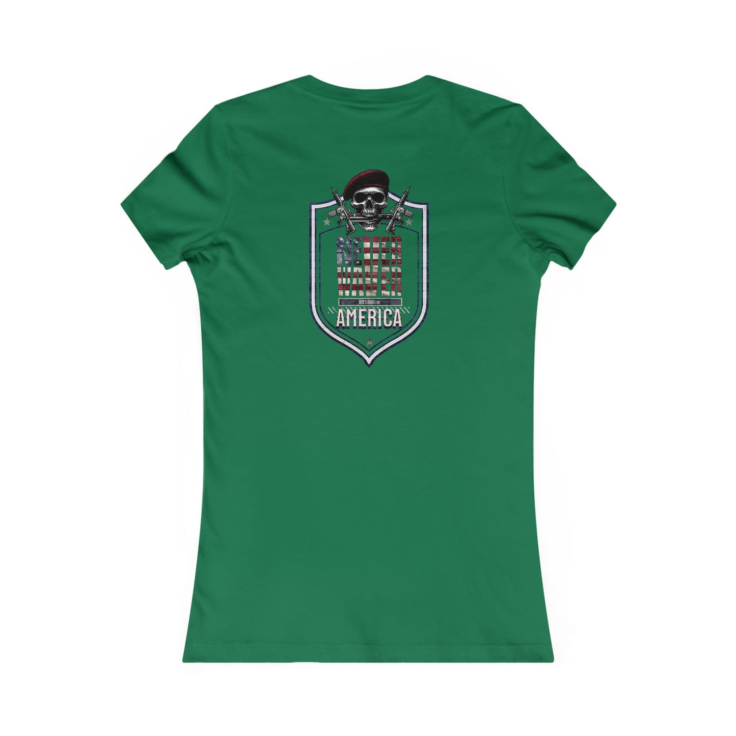 Never Waver America Women's Favorite Tee - Never Waver