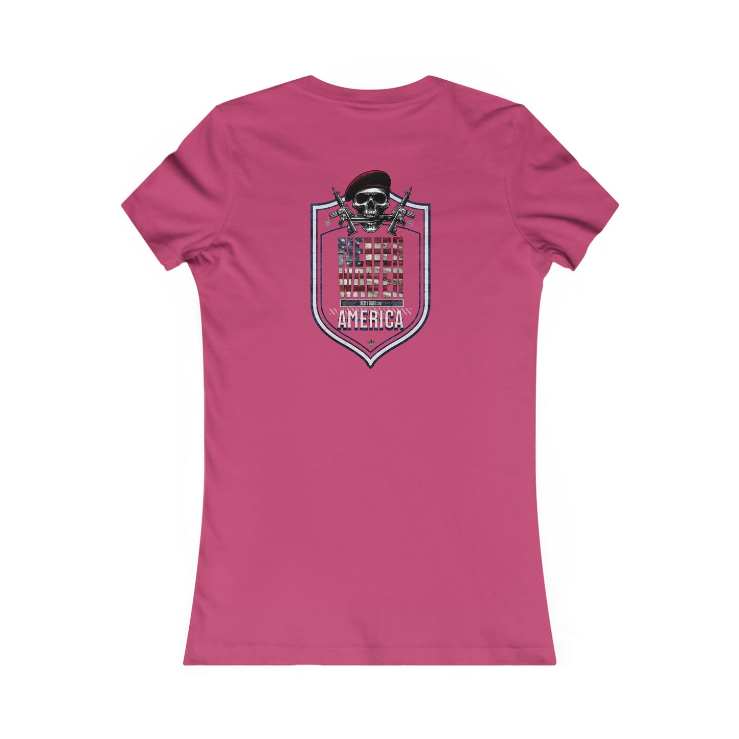 Never Waver America Women's Favorite Tee - Never Waver