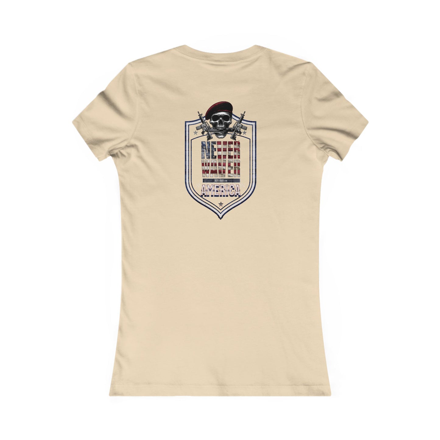 Never Waver America Women's Favorite Tee - Never Waver