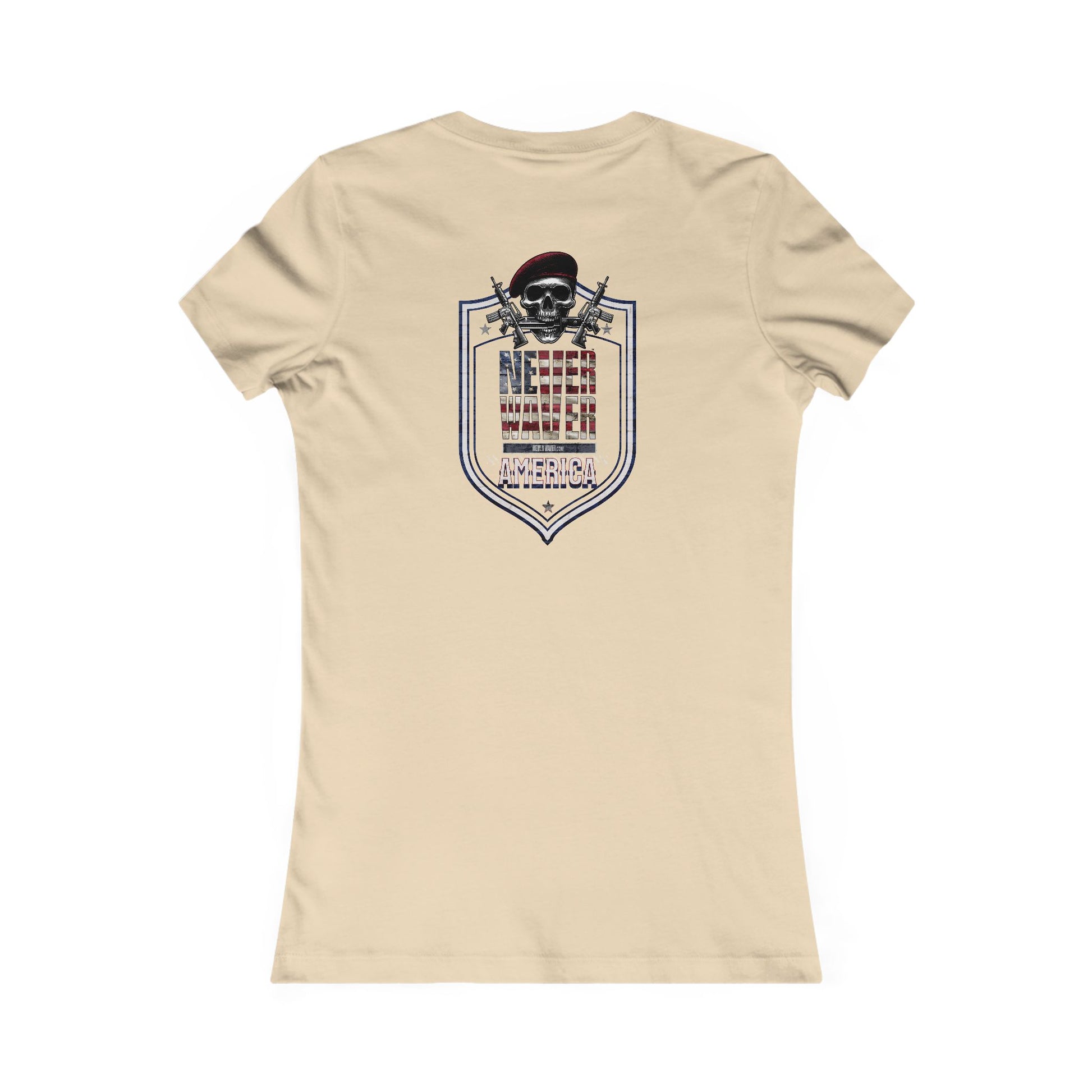 Never Waver America Women's Favorite Tee - Never Waver