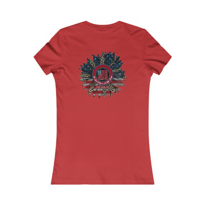 Never Waver Be Red White And a Little Bougie Women's Favorite Tee - Never Waver
