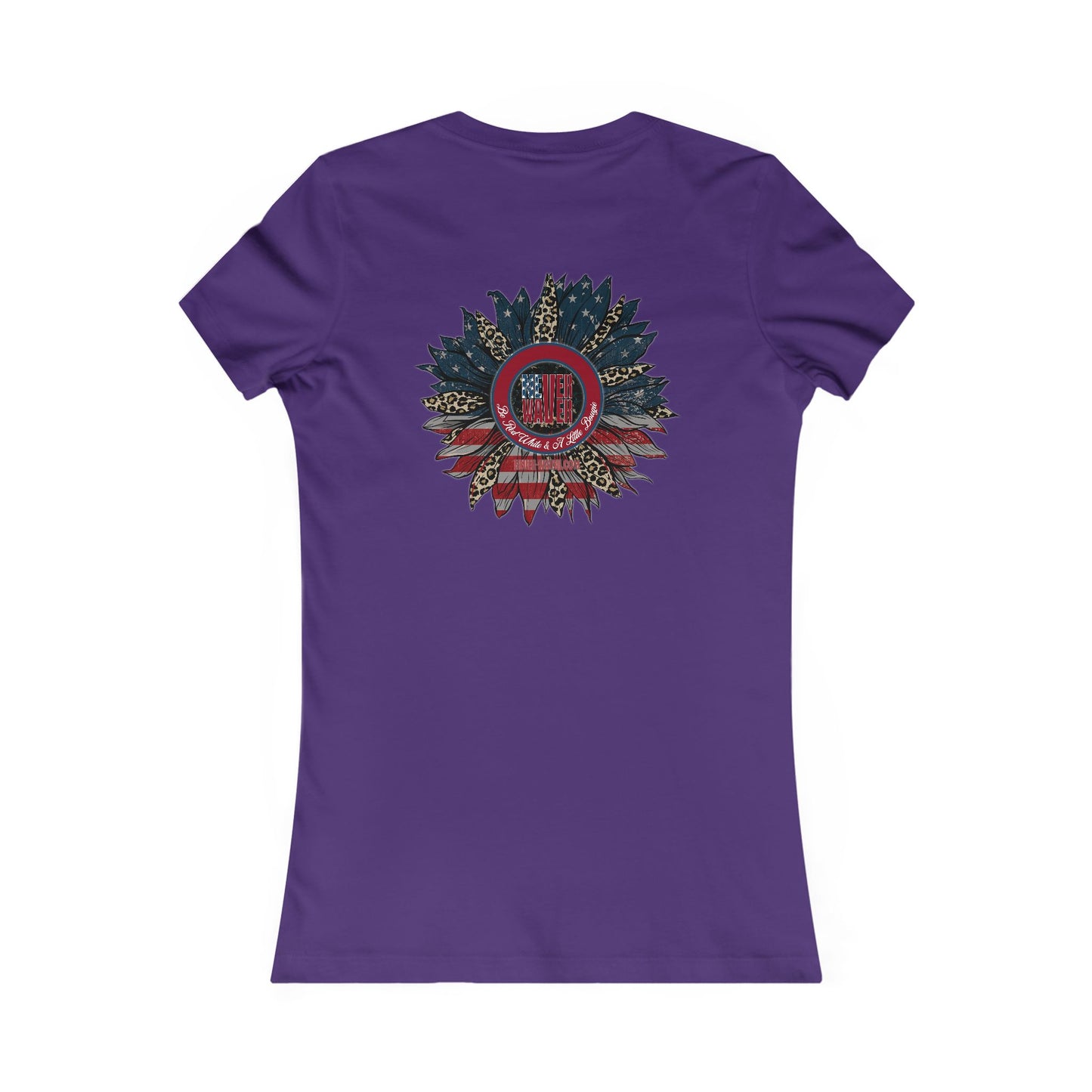 Never Waver Be Red White And a Little Bougie Women's Favorite Tee - Never Waver