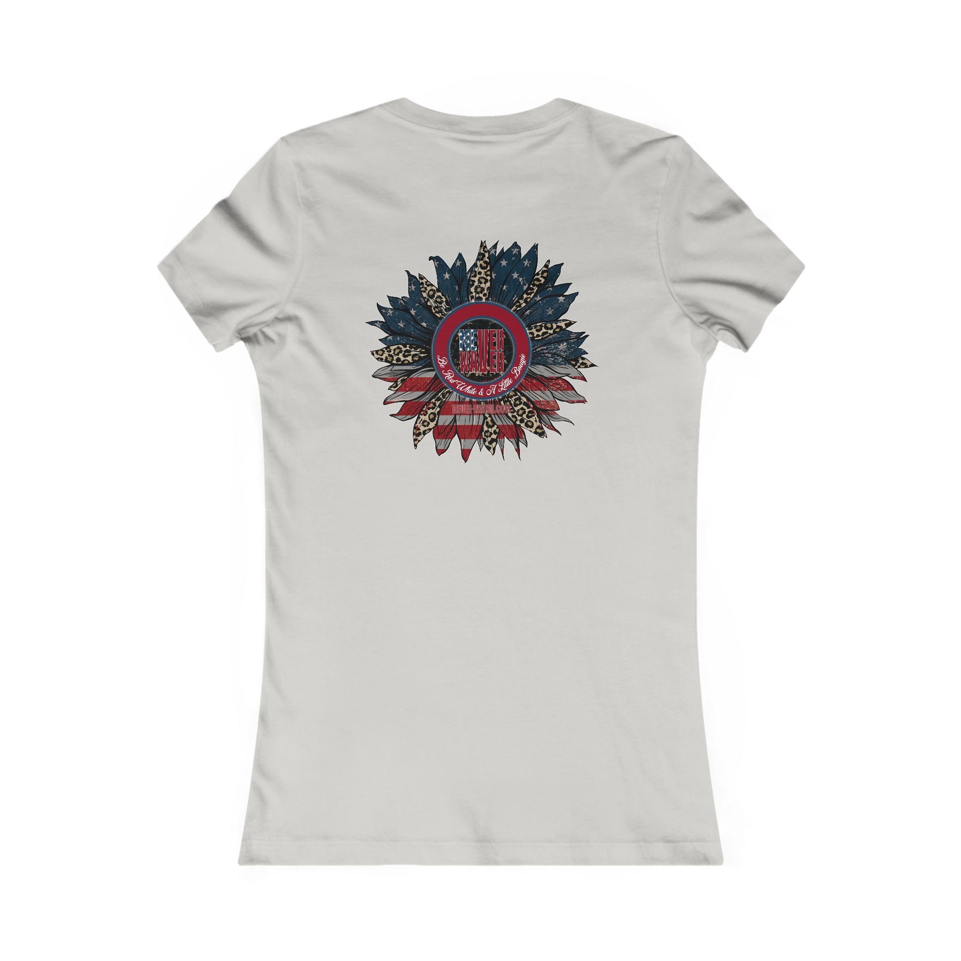 Never Waver Be Red White And a Little Bougie Women's Favorite Tee - Never Waver