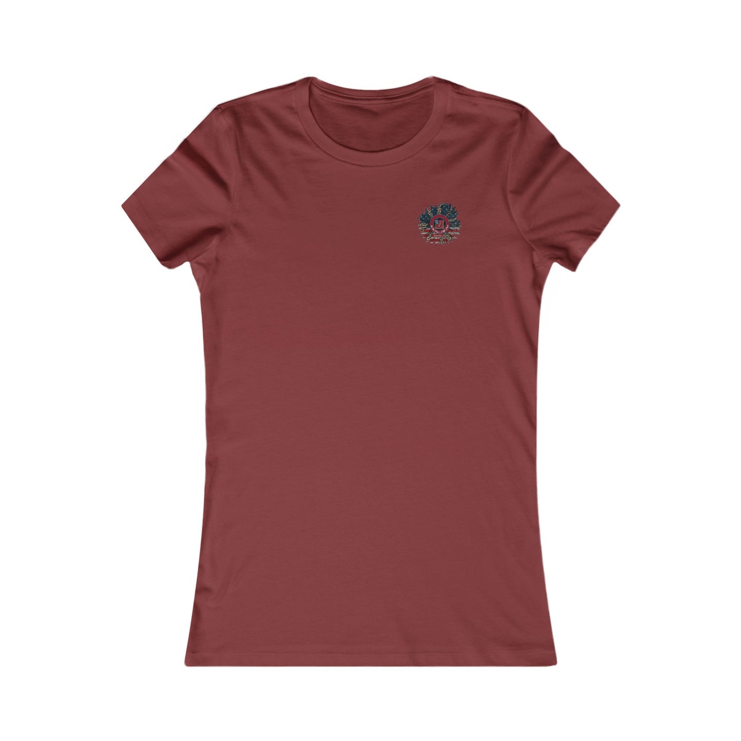 Never Waver Be Red White And a Little Bougie Women's Favorite Tee - Never Waver
