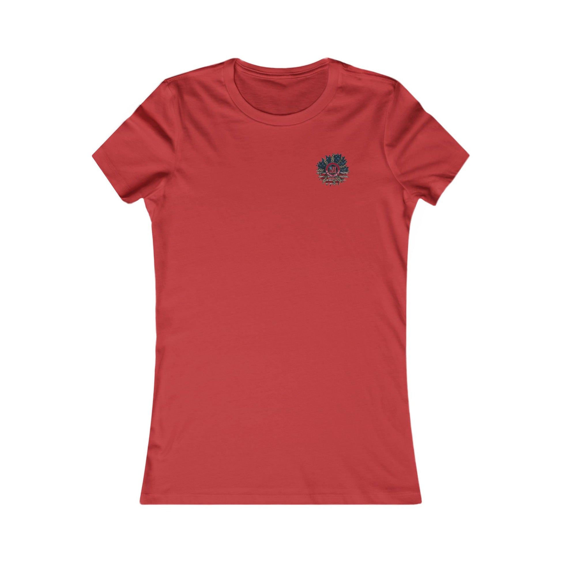 Never Waver Be Red White And a Little Bougie Women's Favorite Tee - Never Waver