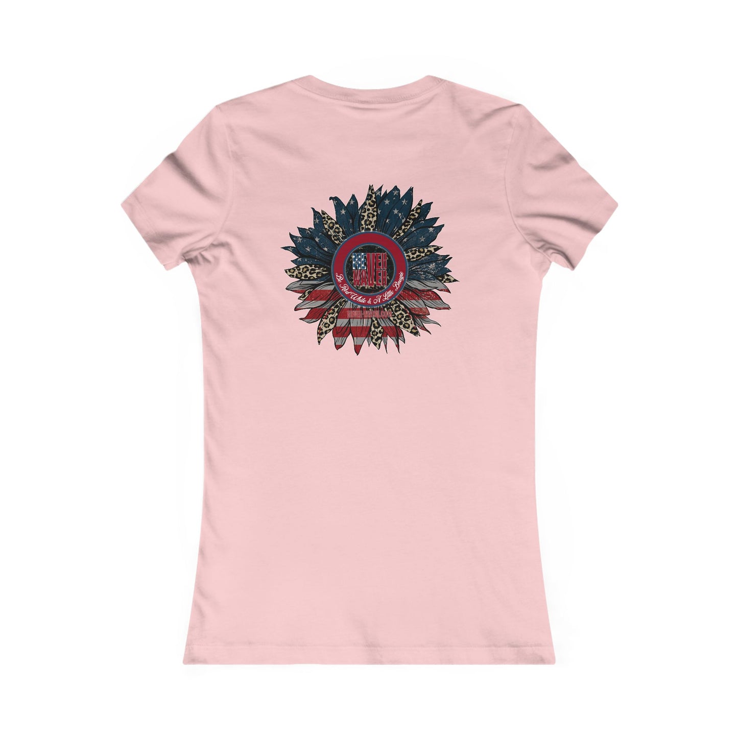 Never Waver Be Red White And a Little Bougie Women's Favorite Tee - Never Waver