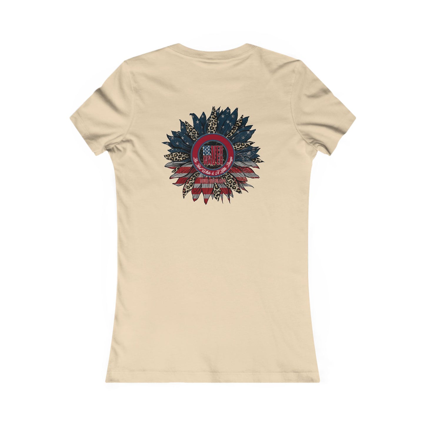 Never Waver Be Red White And a Little Bougie Women's Favorite Tee - Never Waver