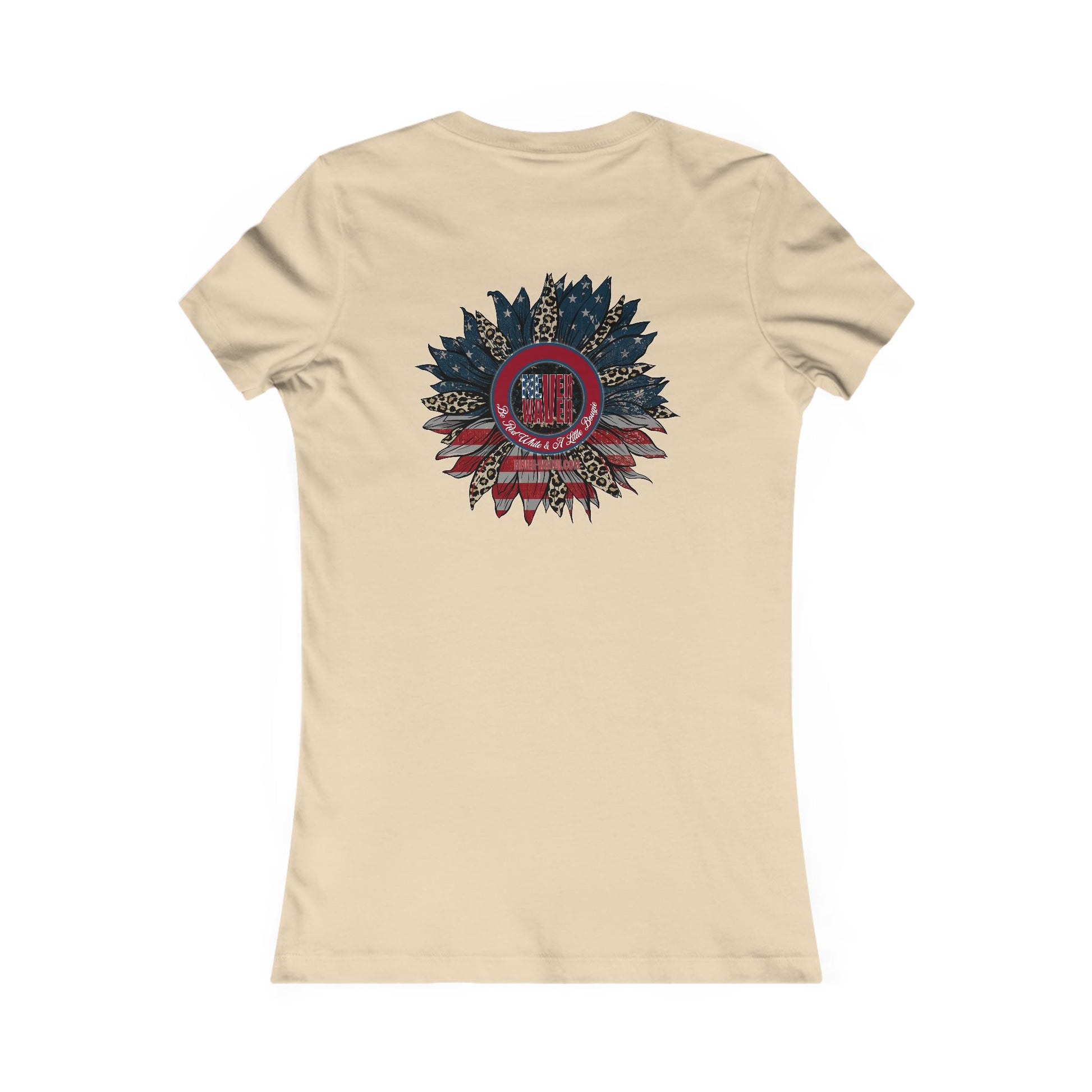 Never Waver Be Red White And a Little Bougie Women's Favorite Tee - Never Waver