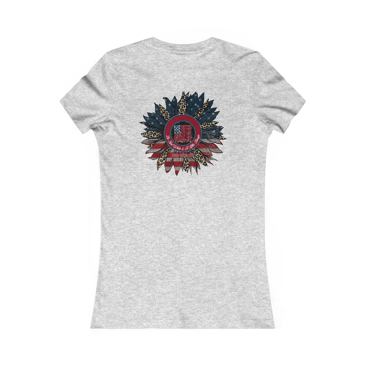 Never Waver Be Red White And a Little Bougie Women's Favorite Tee - Never Waver