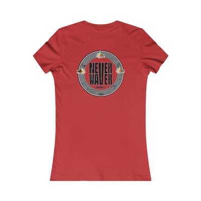 Never Waver Drinks Well With Others Women's Favorite Tee - Never Waver