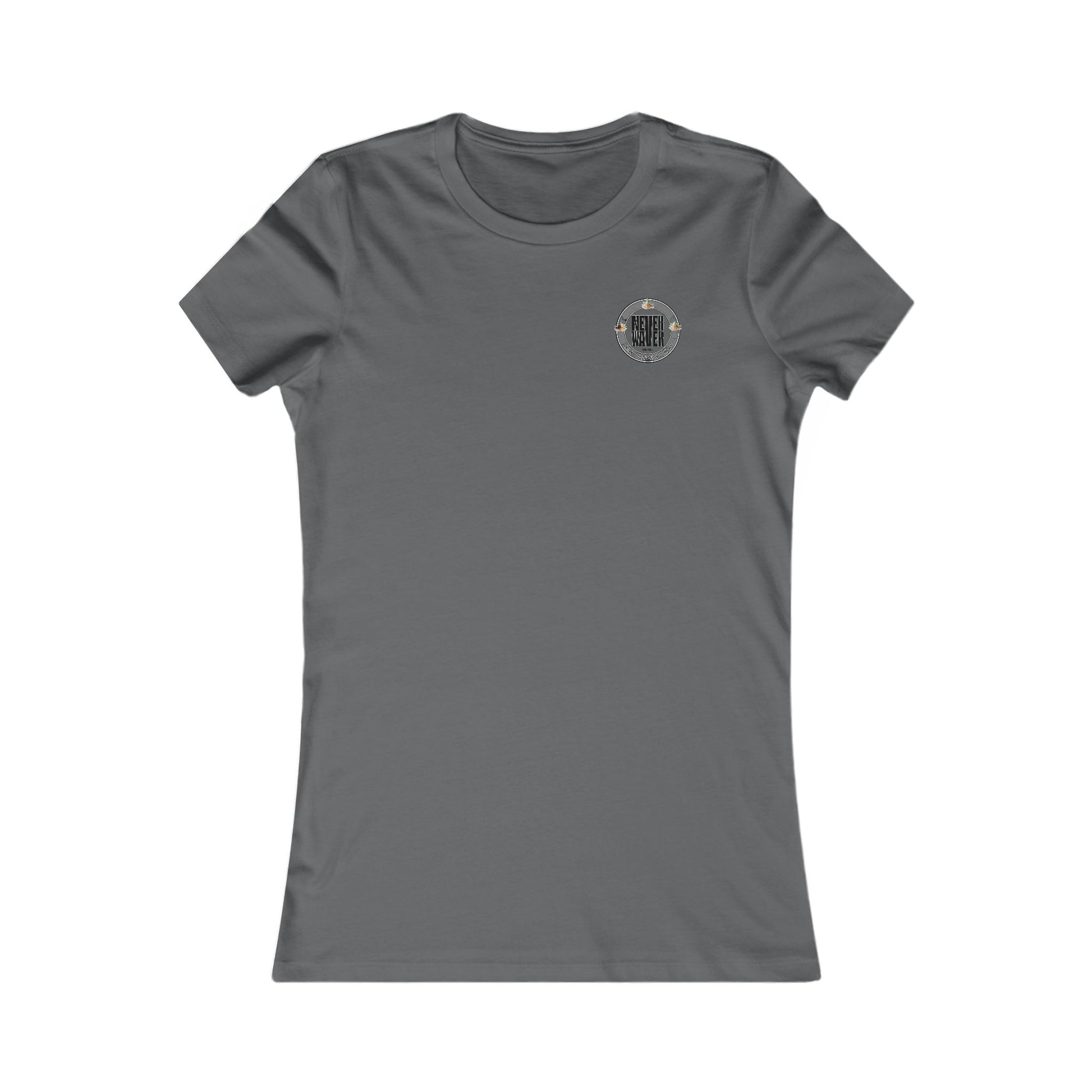 Never Waver Drinks Well With Others Women's Favorite Tee - Never Waver