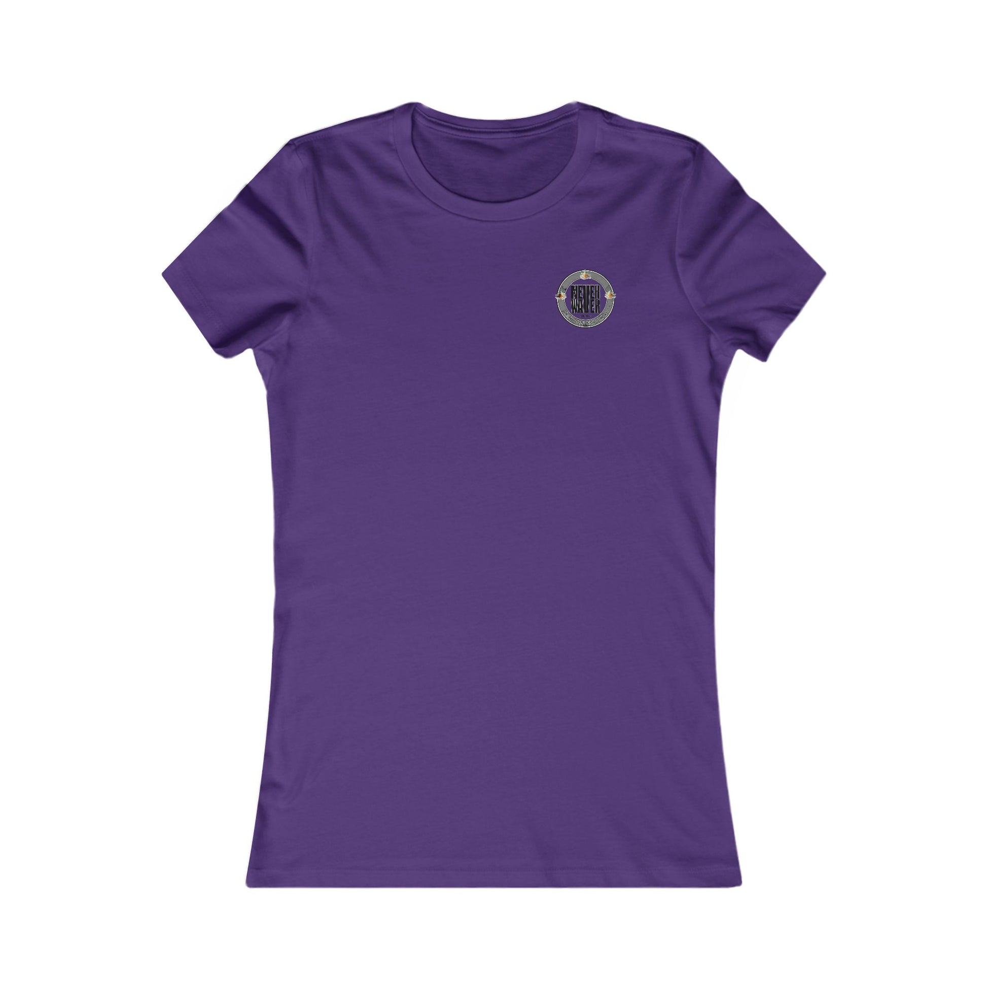 Never Waver Drinks Well With Others Women's Favorite Tee - Never Waver