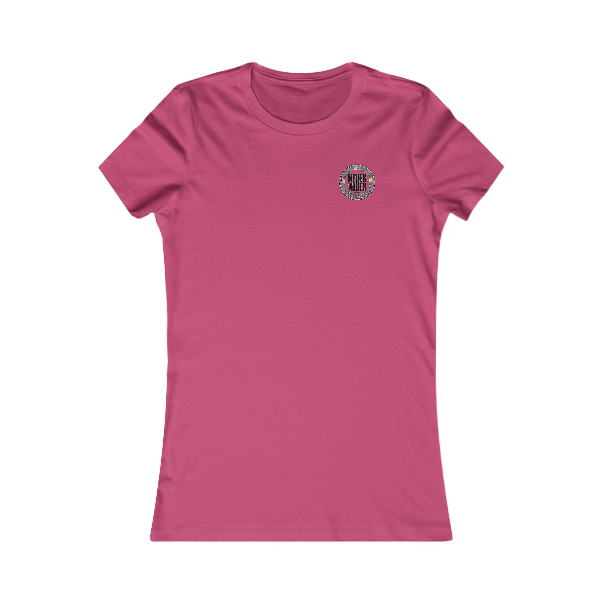 Never Waver Drinks Well With Others Women's Favorite Tee - Never Waver