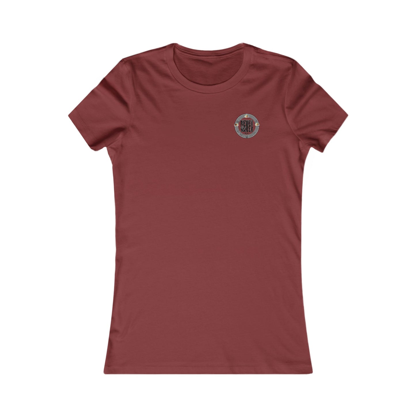 Never Waver Drinks Well With Others Women's Favorite Tee - Never Waver