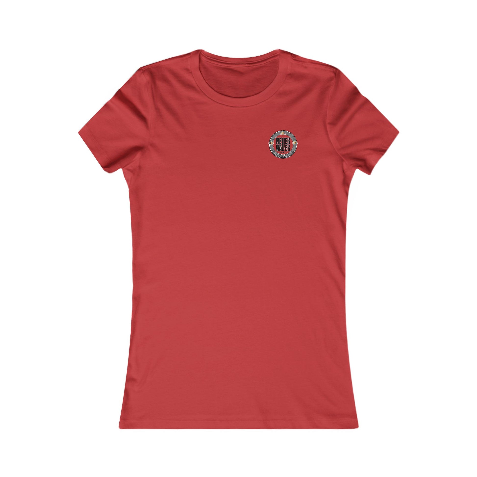 Never Waver Drinks Well With Others Women's Favorite Tee - Never Waver