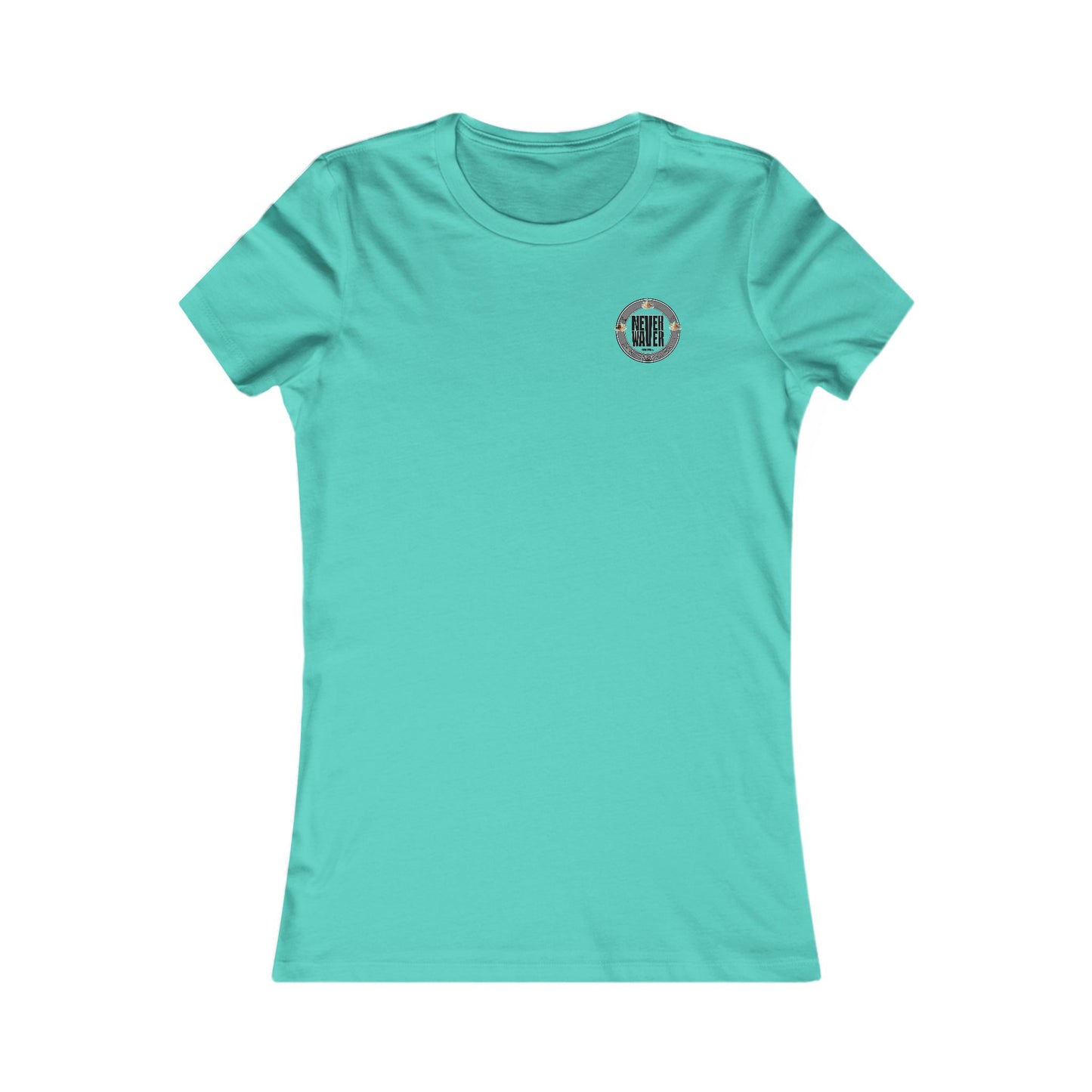 Never Waver Drinks Well With Others Women's Favorite Tee - Never Waver