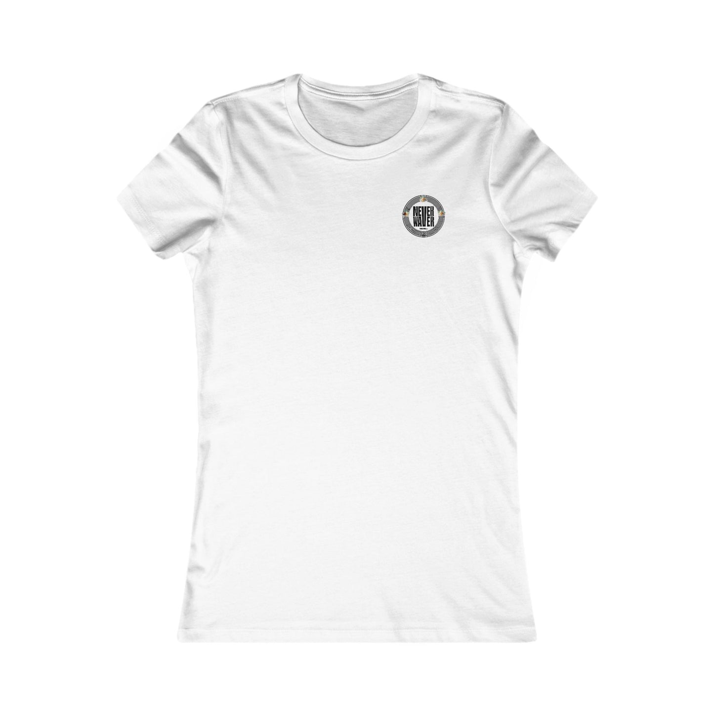 Never Waver Drinks Well With Others Women's Favorite Tee - Never Waver