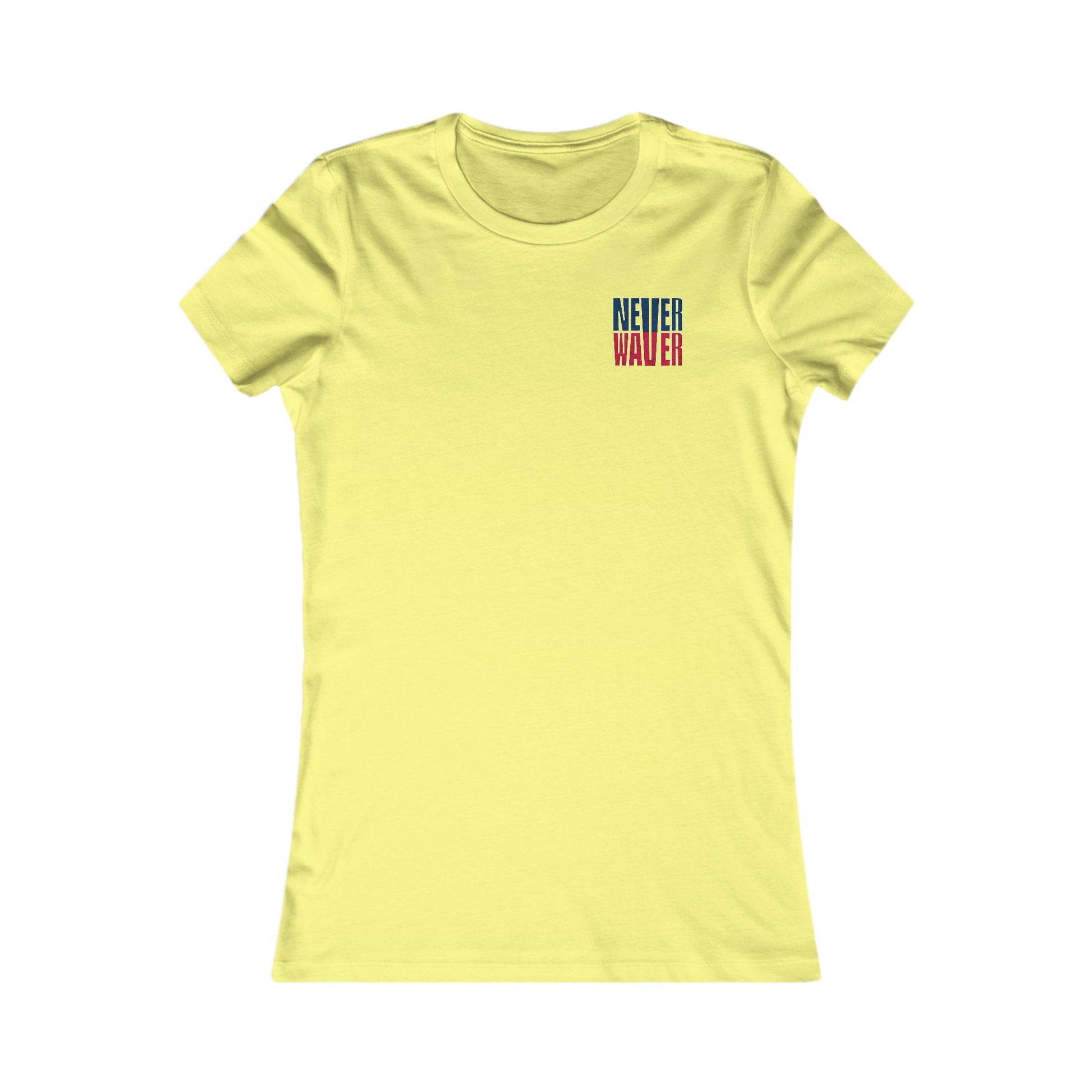 New England Fans Never Waver W-Leopard Football Women's Favorite Tee - Never Waver