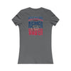New England Fans Never Waver W-Leopard Football Women's Favorite Tee - Never Waver