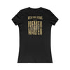 New Orleans Fans Never Waver W-Leopard Football Women's Favorite Tee - Never Waver