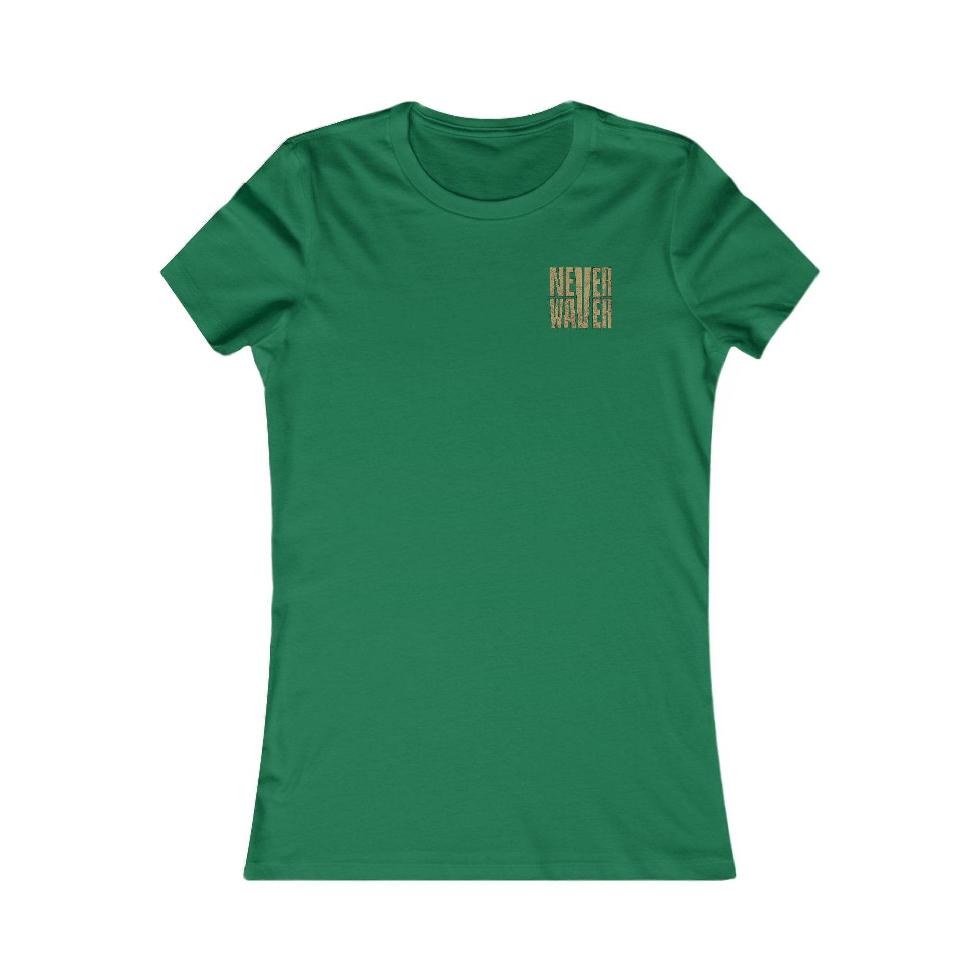 New Orleans Fans Never Waver W-Leopard Football Women's Favorite Tee - Never Waver