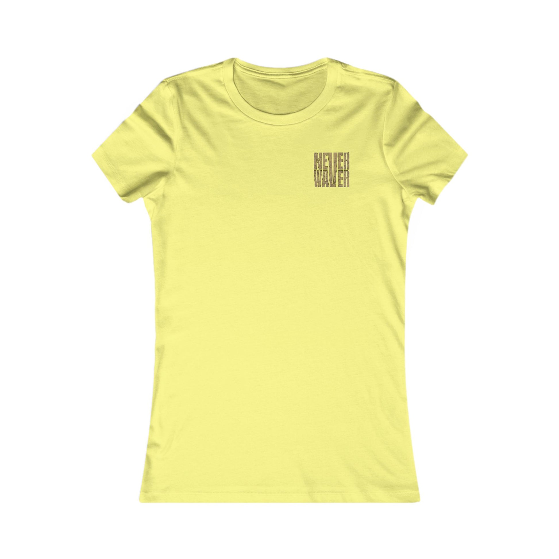 New Orleans Fans Never Waver W-Leopard Football Women's Favorite Tee - Never Waver