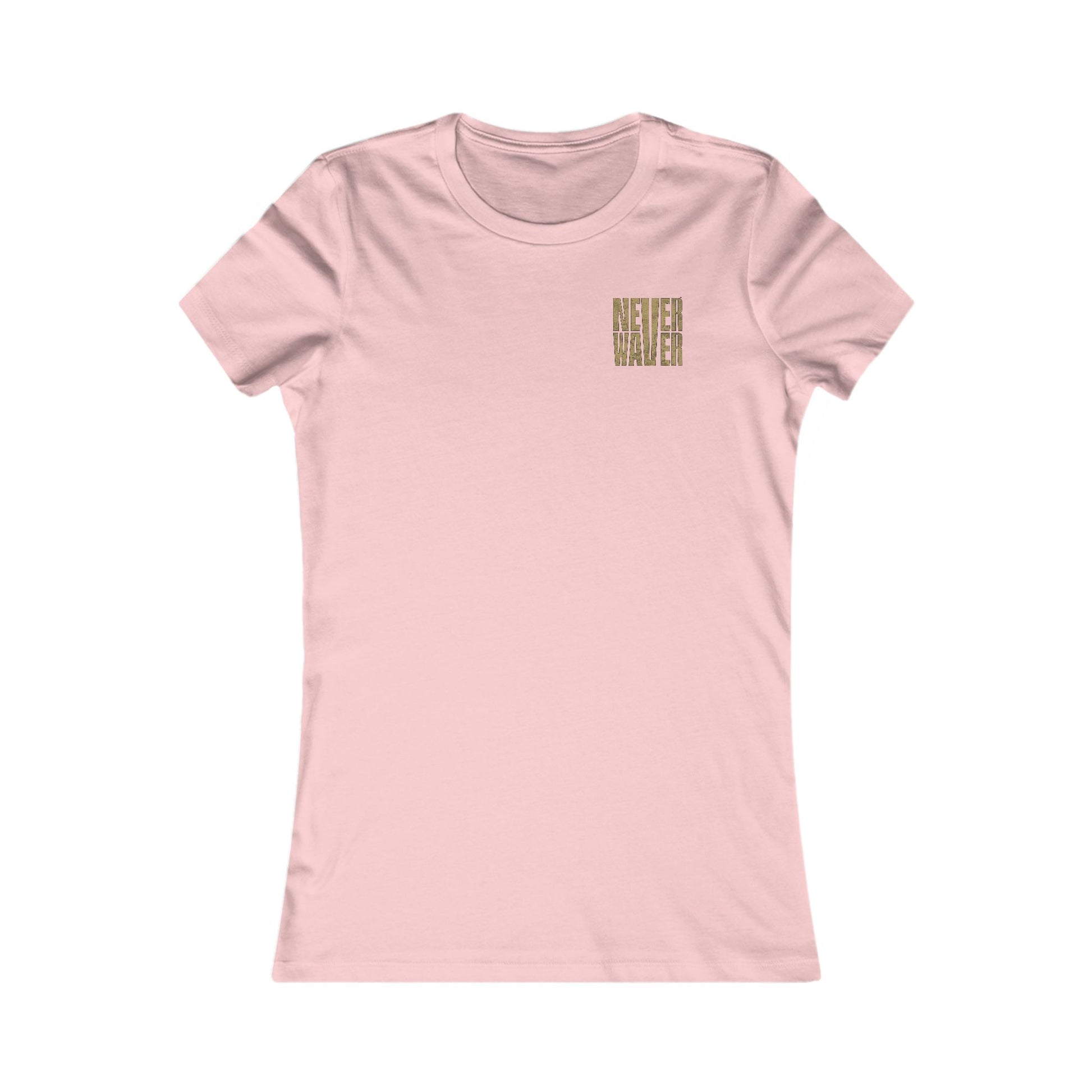 New Orleans Fans Never Waver W-Leopard Football Women's Favorite Tee - Never Waver