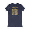 New Orleans Fans Never Waver W-Leopard Football Women's Favorite Tee - Never Waver